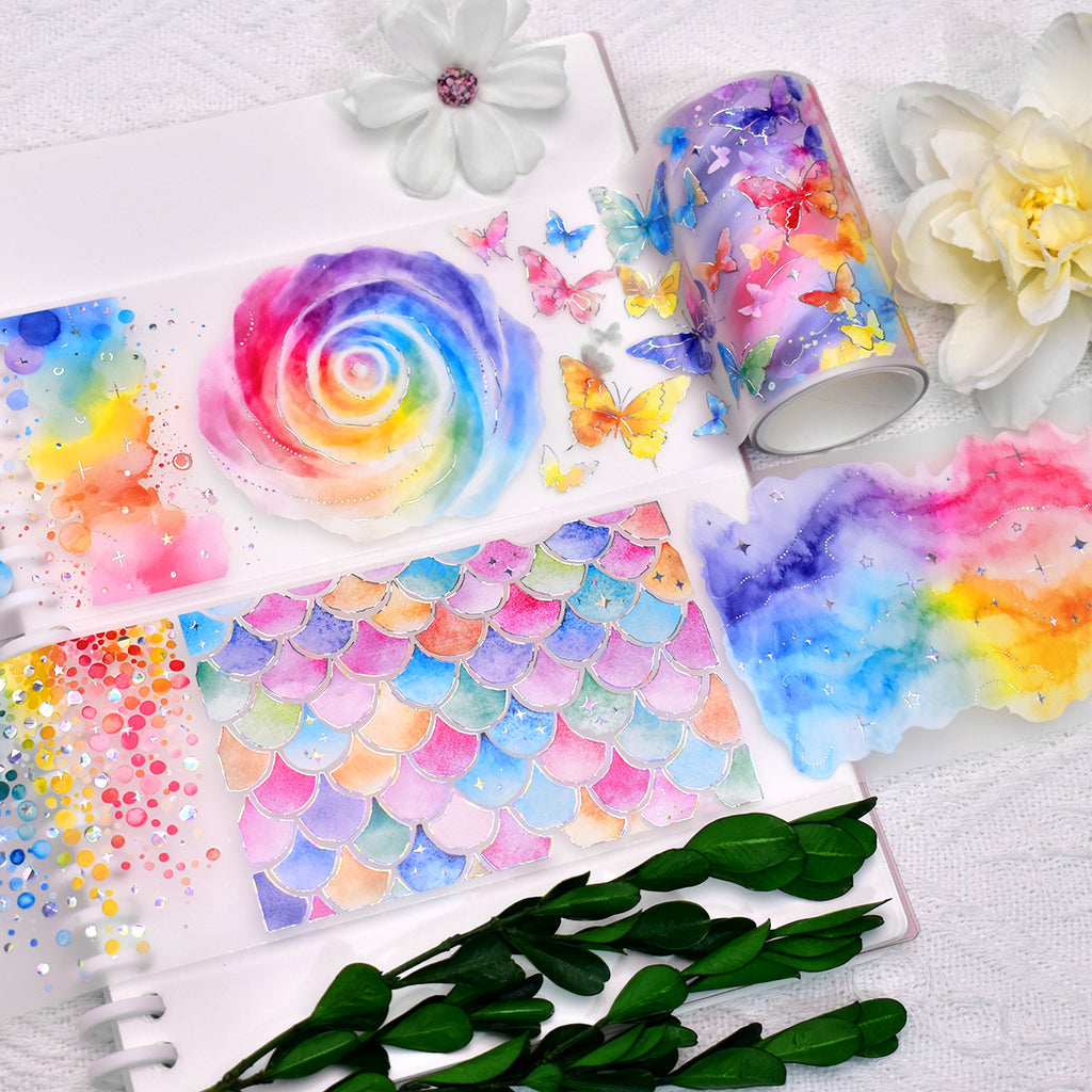 Rainbow Lights & Myriad Forms · Matte · Pearlescent Silver · PET Tape