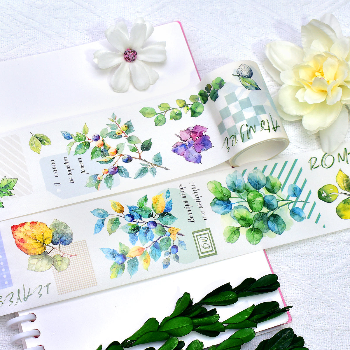 Hometown Leaves & Thoughts · Special Oil · Washi Tape