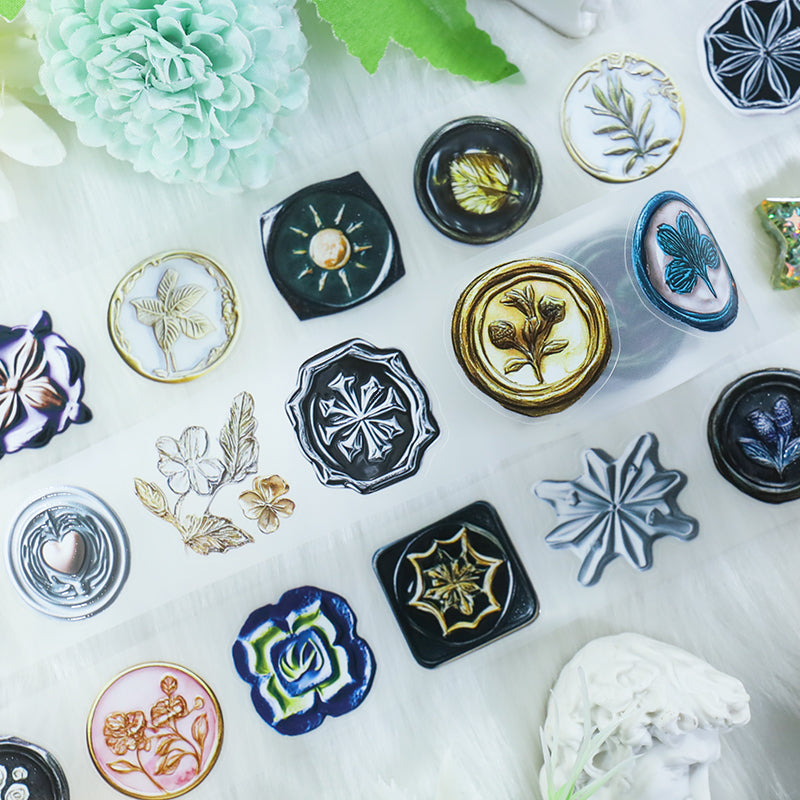 Seal of Emblems · Pre-Cut · Matte · Crystal Ink · PET Tape