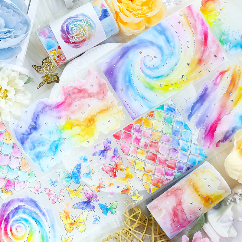 Rainbow Lights & Myriad Forms · Matte · Pearlescent Silver · PET Tape