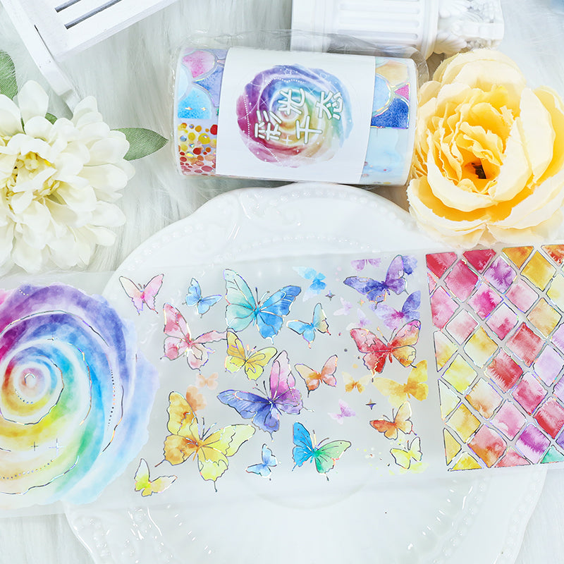 Rainbow Lights & Myriad Forms · Matte · Pearlescent Silver · PET Tape