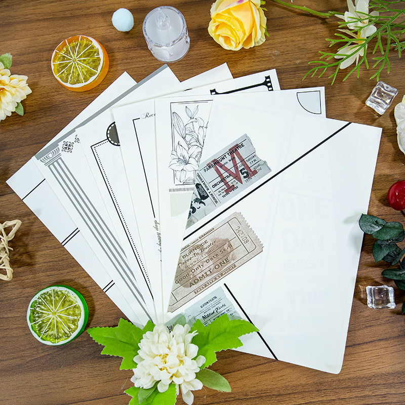 Misty Island Flower Letter · Scrapbook Journal