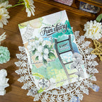 Green Vines and Floral Shadows · Scrapbook Journal