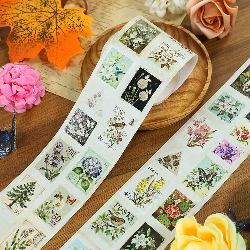 Vintage Floral Stamp Album · Special Oil · Pre-Cut · Washi Tape