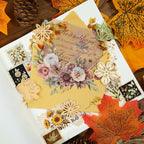Vintage Floral Stamp Album · Special Oil · Pre-Cut · Washi Tape