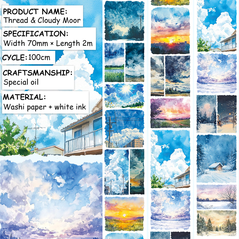 Thread & Cloudy Moor · Special Oil · Washi Tape