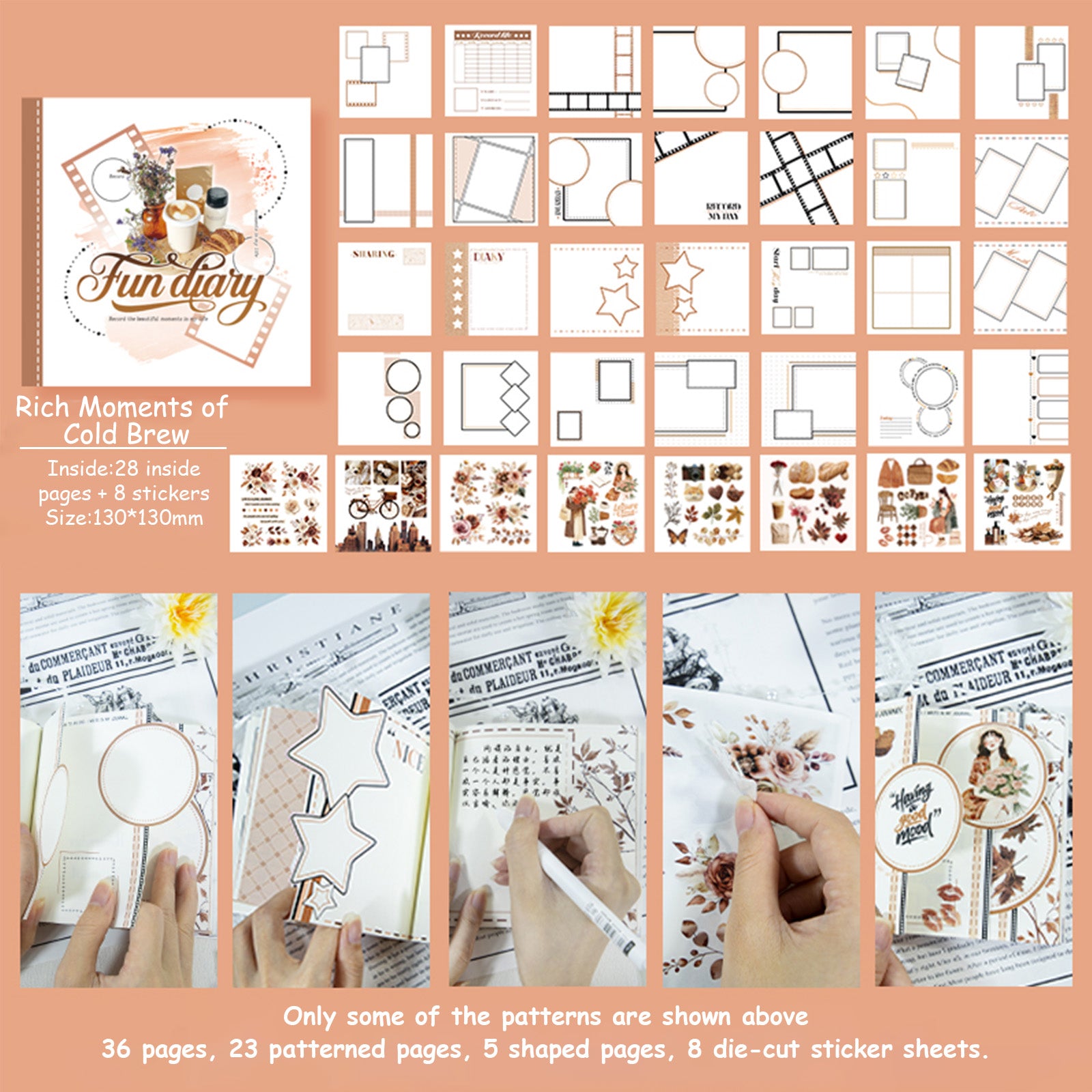 Rich Moments of Cold Brew · Scrapbook Journal