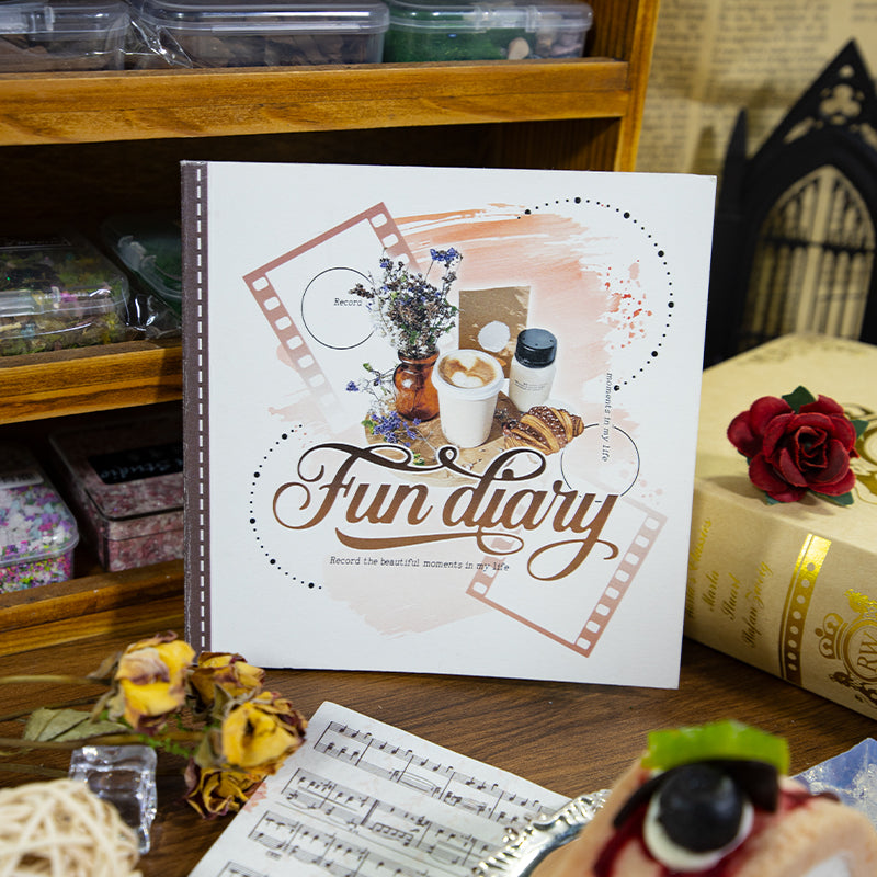 Rich Moments of Cold Brew · Scrapbook Journal