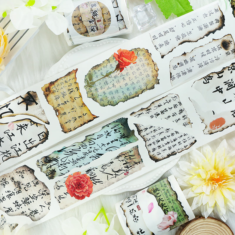 Scorched Ink Fragmented Notes · Special Oil · Washi Tape