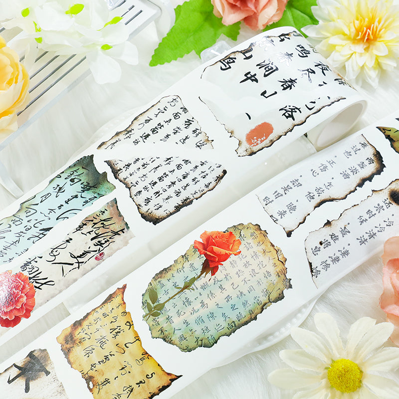 Scorched Ink Fragmented Notes · Special Oil · Washi Tape