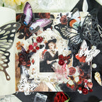Midnight Rose · PET & Washi · Sticker & Paper Kit