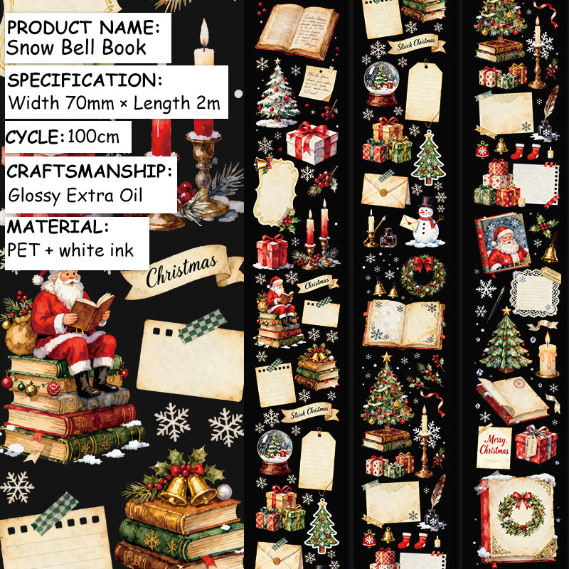 Snow Bell Book · Glossy · Special Oil · PET Tape