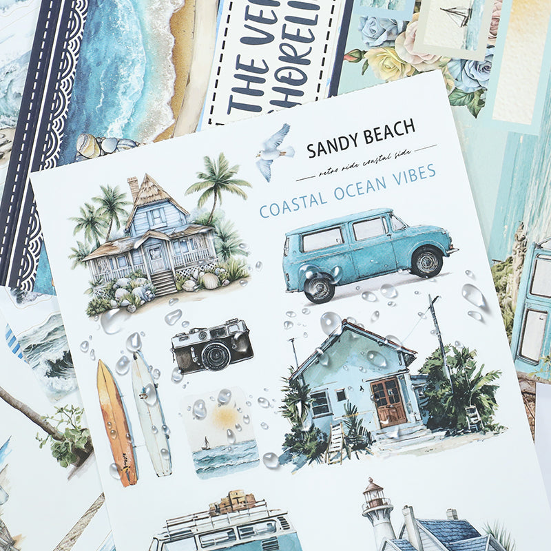 The Veiled Shoreline · PET & Washi · Sticker & Paper Kit