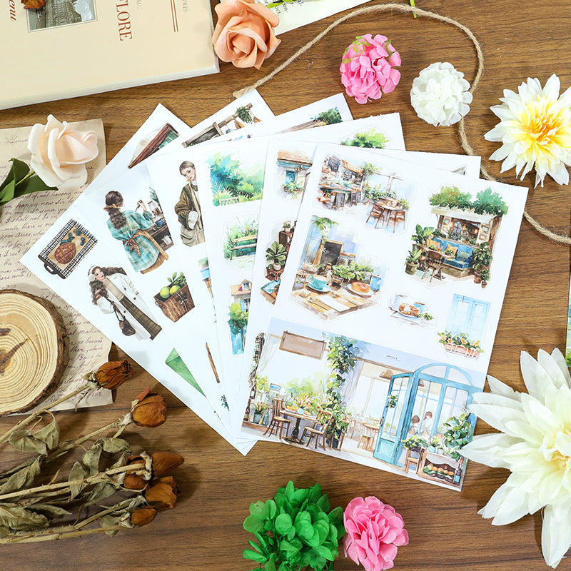 Nestled in Brown · PET & Washi · Sticker & Paper Kit