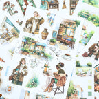 Nestled in Brown · PET & Washi · Sticker & Paper Kit