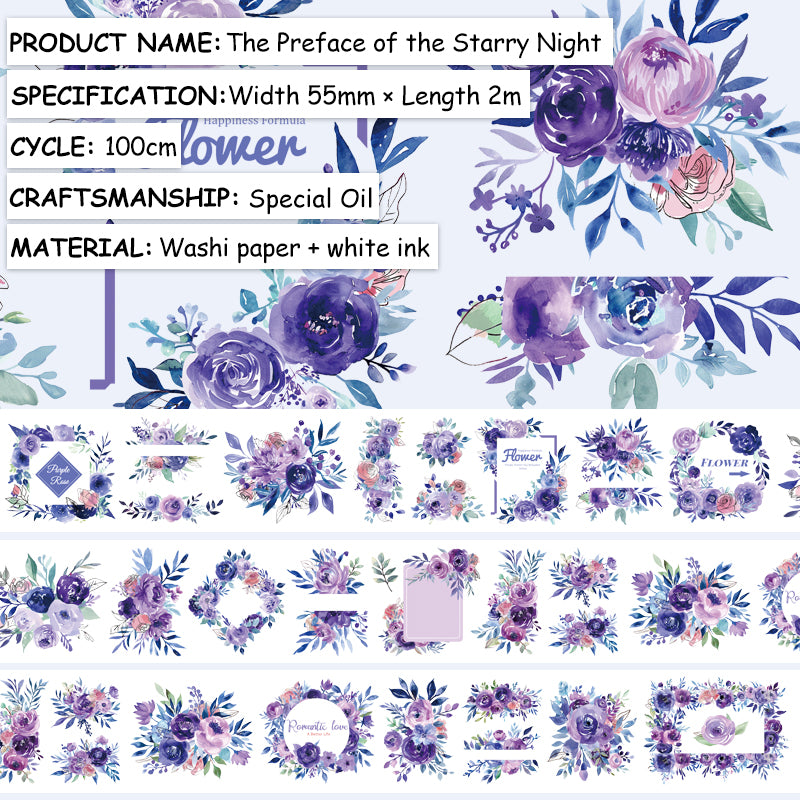 The Preface of the Starry Night · Special Oil · Washi Tape